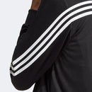 Agasalho Adidas 3 Listras Masculino - Preto+Branco