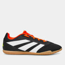 Chuteira Futsal Adidas Predator 24 Club Unissex - Preto+Branco