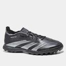 Chuteira Society Adidas Predator 24 League Low Unissex - Preto+Chumbo