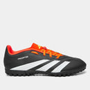 Chuteira Society Adidas Predator 24 Club Unissex - Preto+Branco