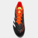 Chuteira Society Adidas Predator 24 Club Unissex - Preto+Branco