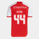Camisa Internacional I 24/25 - Vitão N° 44 - Torcedor Adidas Masculina - Vermelho+Branco