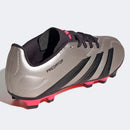 Chuteira Campo Infantil Adidas Predator 24 Club Low - Cinza+Preto