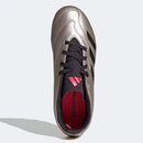 Chuteira Campo Infantil Adidas Predator 24 Club Low - Cinza+Preto