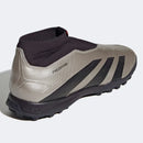 Chuteira Society Adidas Predator 24 League Sem Cadarço Unissex - Cinza+Preto