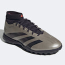 Chuteira Society Adidas Predator 24 League Unissex - Cinza+Preto