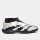 Chuteira Society Infantil Adidas Predator League - Cinza+Preto