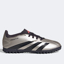 Chuteira Society Infantil Adidas Predator 24 Club Low - Cinza+Preto