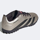 Chuteira Society Infantil Adidas Predator 24 Club Low - Cinza+Preto