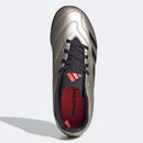 Chuteira Society Infantil Adidas Predator 24 Club Low - Cinza+Preto