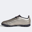 Chuteira Society Infantil Adidas Predator 24 Club Low - Cinza+Preto