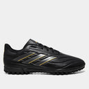 Chuteira Society Adidas Copa Pure 23 Club Unissex - Preto+Dourado