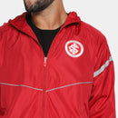 Jaqueta Corta-Vento Internacional Reflectivo Masculina - Vermelho