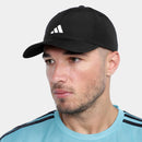 Boné Adidas Aba Curva Running Essential - Preto+Prata